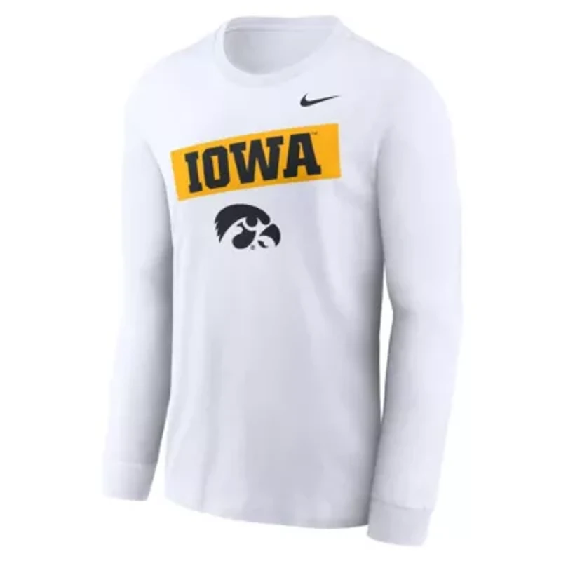 NCAA Nike Iowa Hawkeyes Two-Hit Classic Location Long Sleeve T-Shirt