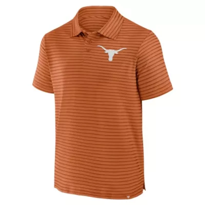 NCAA Fanatics Texas Longhorns Victory Calls Stripe Polo