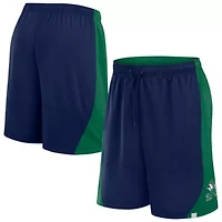 NCAA Fanatics Navy/Green Notre Dame Fighting Irish Strength Unleashed Shorts