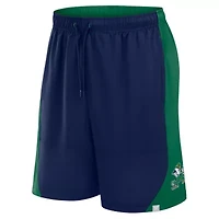 NCAA Fanatics Navy/Green Notre Dame Fighting Irish Strength Unleashed Shorts