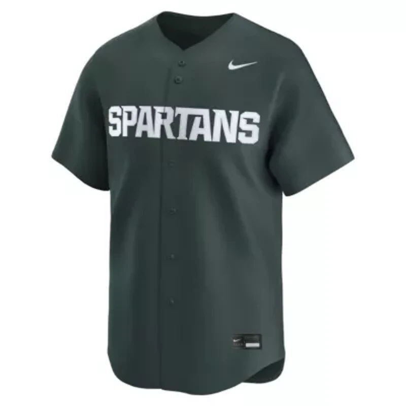 NCAA Nike Michigan State Spartans Limited Baseball Jersey