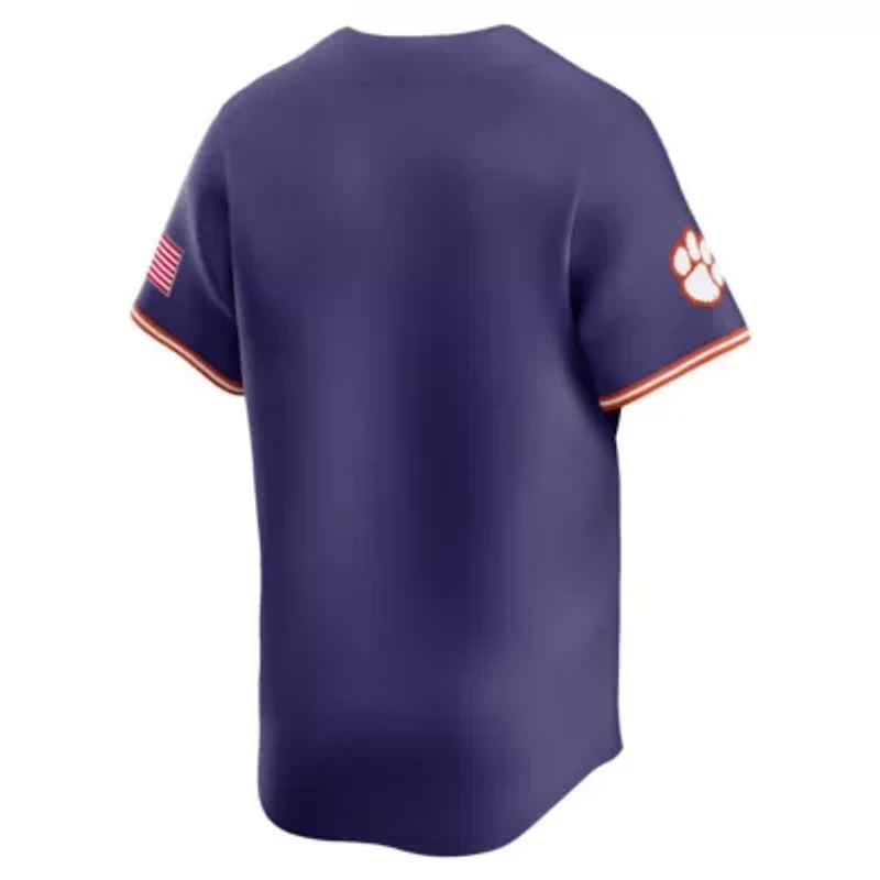 NCAA Nike Clemson Tigers Limited Baseball Jersey