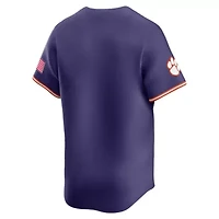 NCAA Nike Clemson Tigers Limited Baseball Jersey