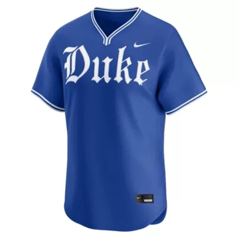 Duke Blue Devils NCAA Nike Road Limited Baseball Jersey