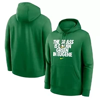 NCAA Nike Oregon Ducks Grass Is Club Fleece Pullover Hoodie