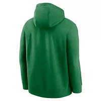 NCAA Nike Oregon Ducks Grass Is Club Fleece Pullover Hoodie