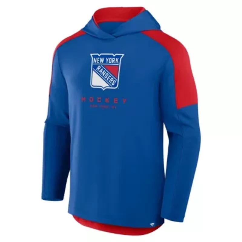NHL Fanatics New York Rangers Meta Game Transitional Pullover Hoodie
