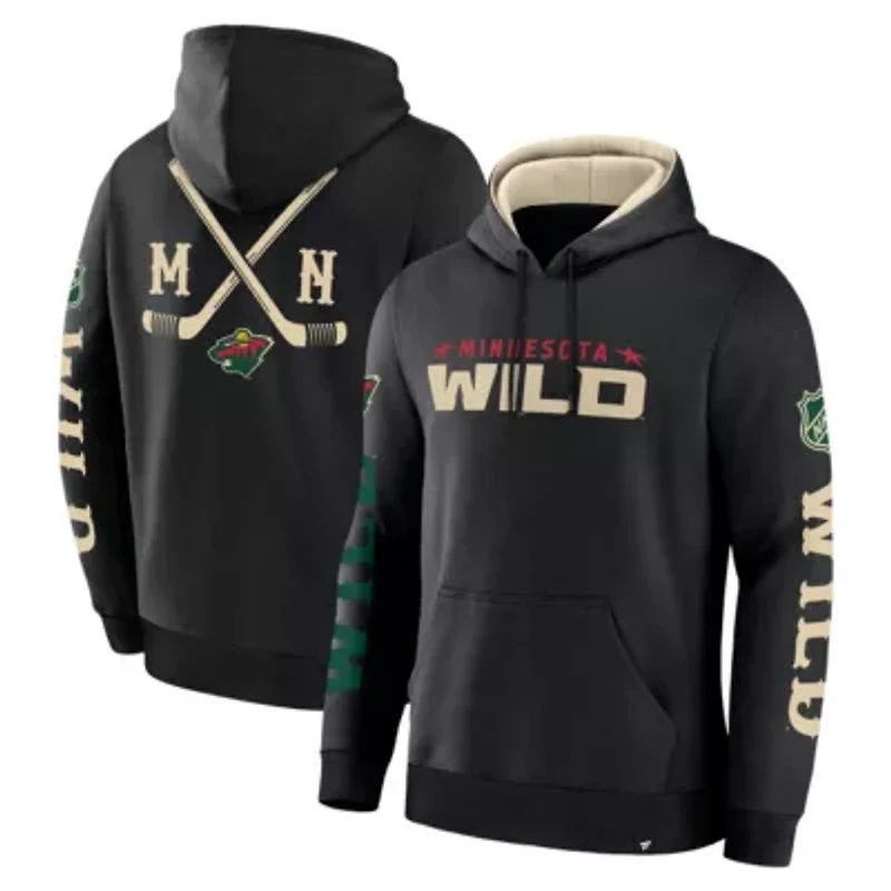 NHL Fanatics Minnesota Wild Big City Legacy Fleece Pullover Hoodie