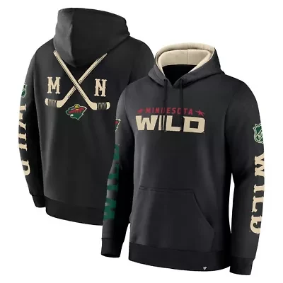 NHL Fanatics Minnesota Wild Big City Legacy Fleece Pullover Hoodie