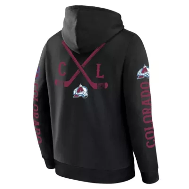 NHL Fanatics Colorado Avalanche Big City Legacy Fleece Pullover Hoodie