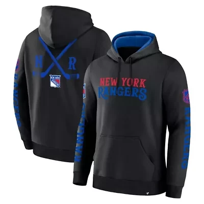 NHL Fanatics New York Rangers Big City Legacy Fleece Pullover Hoodie