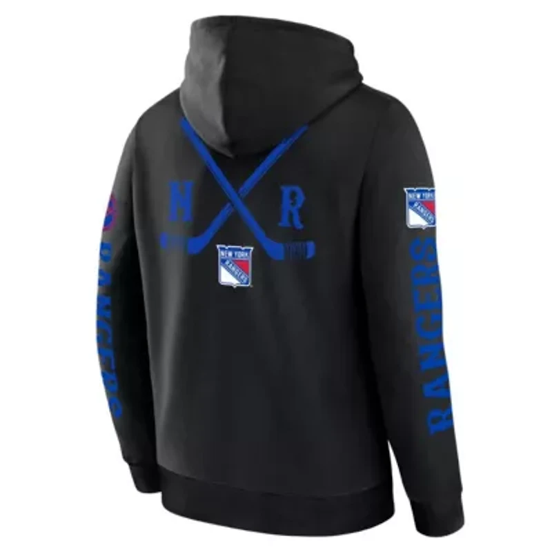 NHL Fanatics New York Rangers Big City Legacy Fleece Pullover Hoodie