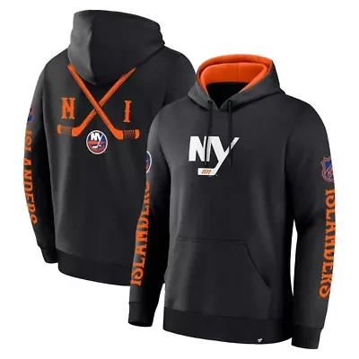 NHL Fanatics New York Islanders Big City Legacy Fleece Pullover Hoodie
