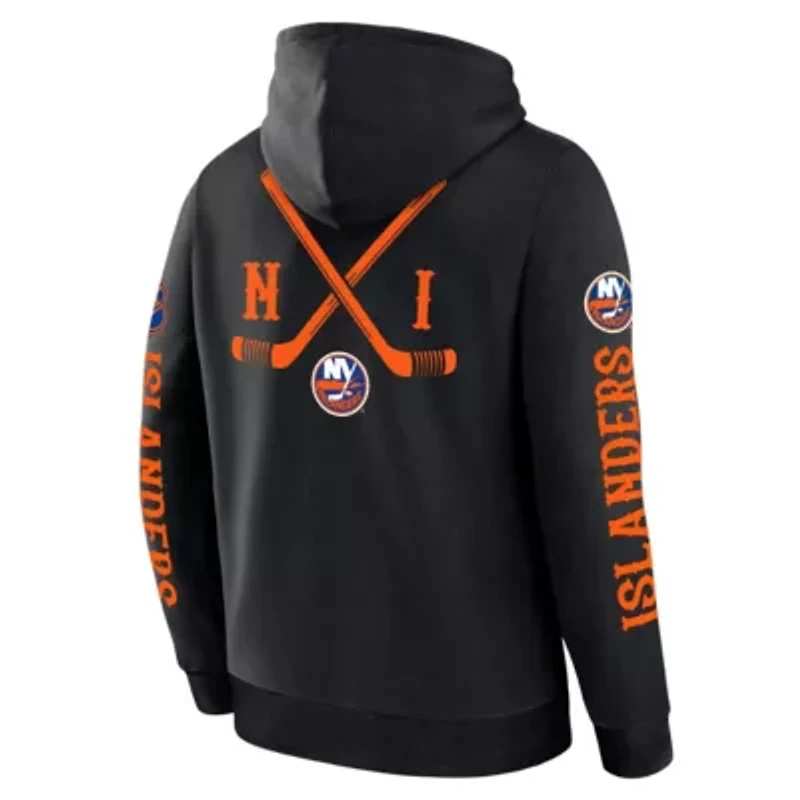 NHL Fanatics New York Islanders Big City Legacy Fleece Pullover Hoodie
