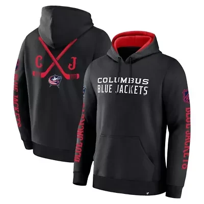 NHL Fanatics Columbus Jackets Big City Legacy Fleece Pullover Hoodie