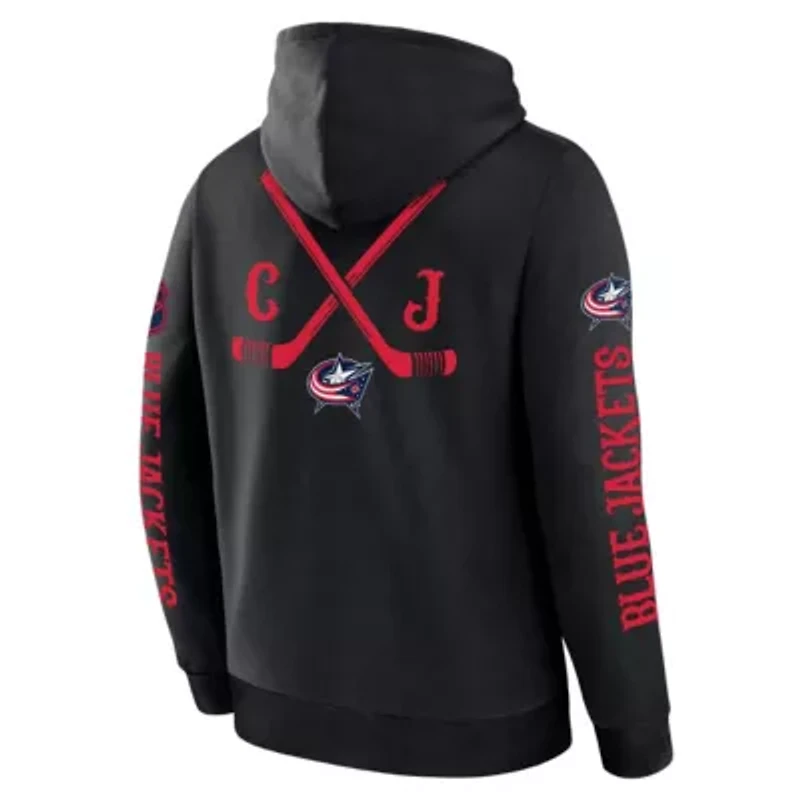 NHL Fanatics Columbus Jackets Big City Legacy Fleece Pullover Hoodie