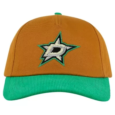 NHL Tan/Kelly Dallas Stars Burnett Adjustable Hat