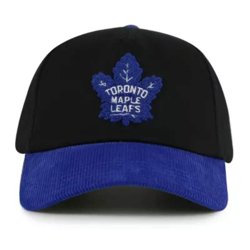 NHL Black/Blue Toronto Maple Leafs Burnett Adjustable Hat