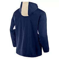 MLS Fanatics Philadelphia Union Free Kick Woven Quarter-Zip Hoodie Jacket