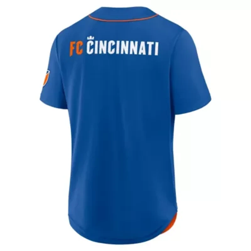 MLS Fanatics FC Cincinnati Injury Time Baseball Jersey