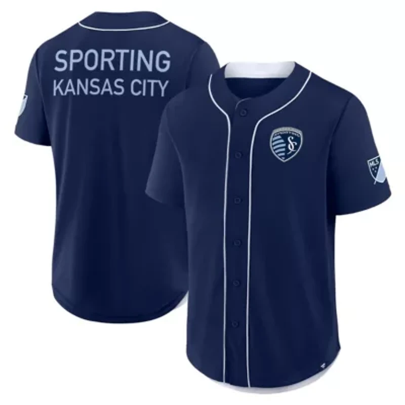 MLS Fanatics Sporting Kansas City Injury Time Baseball Jersey