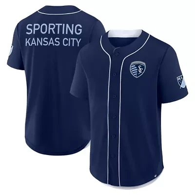 MLS Fanatics Sporting Kansas City Injury Time Baseball Jersey