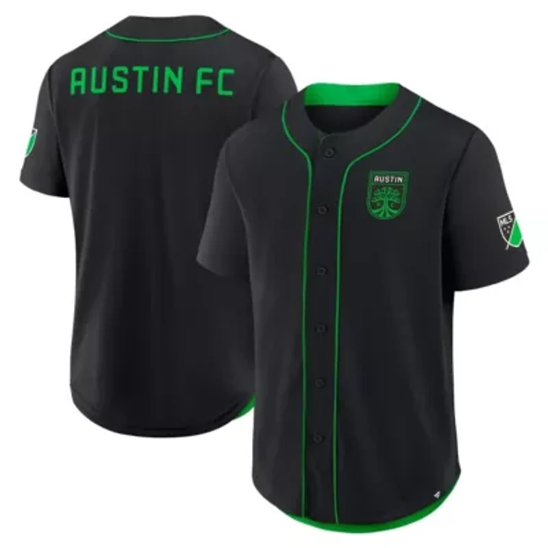 MLS Fanatics Austin FC Injury Time Baseball Jersey