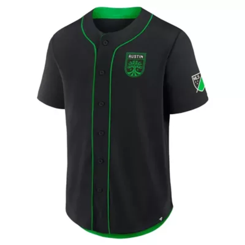 MLS Fanatics Austin FC Injury Time Baseball Jersey