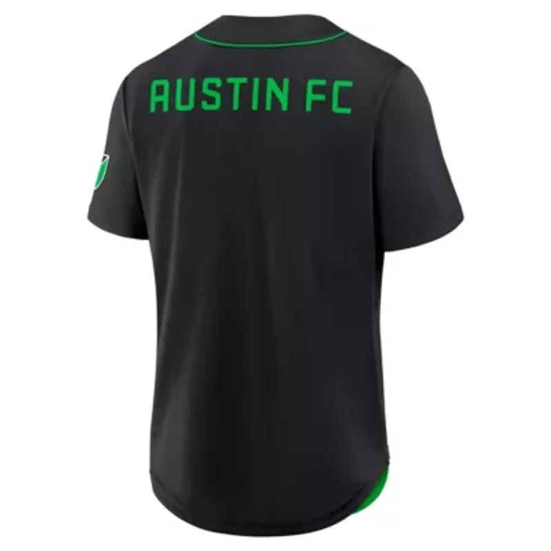 MLS Fanatics Austin FC Injury Time Baseball Jersey