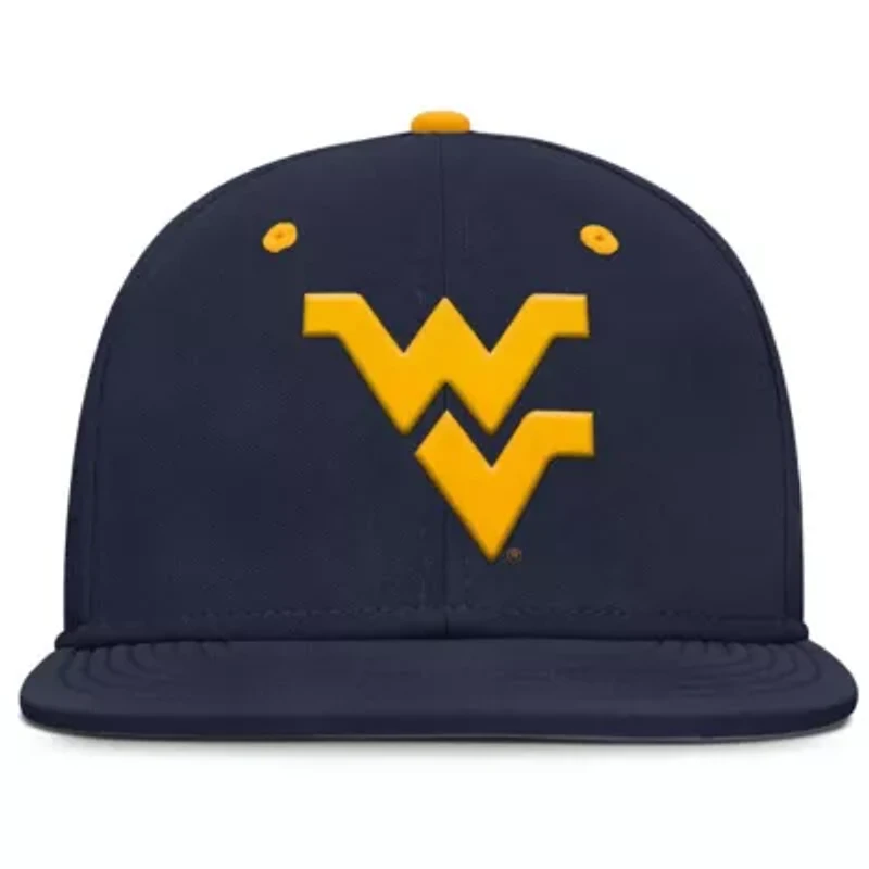 NCAA Nike West Virginia Mountaineers On-Field Dugout True Performance Fitted Hat