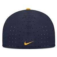 NCAA Nike West Virginia Mountaineers On-Field Dugout True Performance Fitted Hat