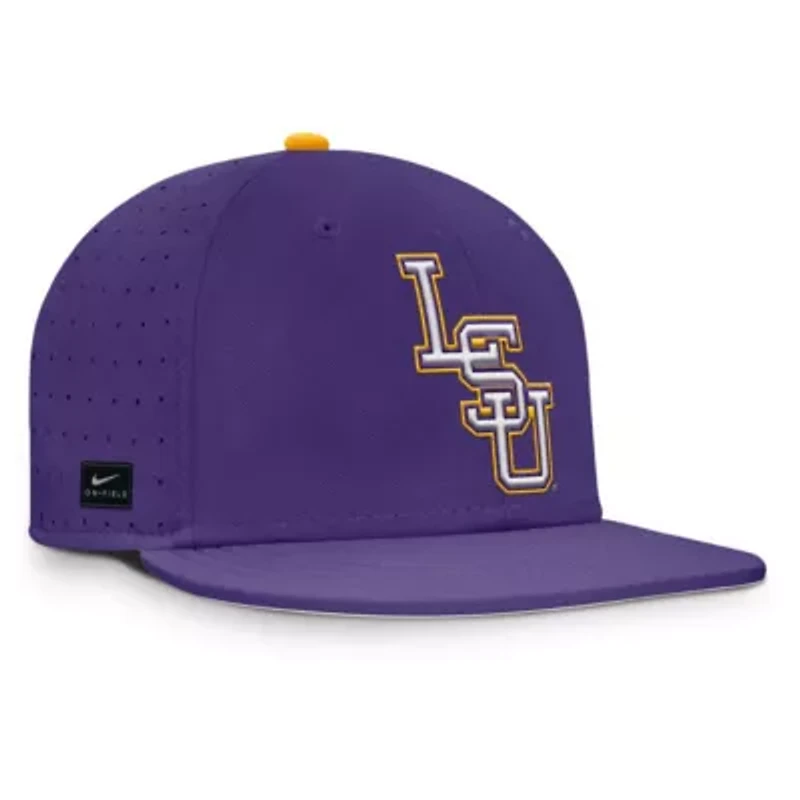 NCAA Nike LSU Tigers Dugout True Dri-FIT Fitted Hat