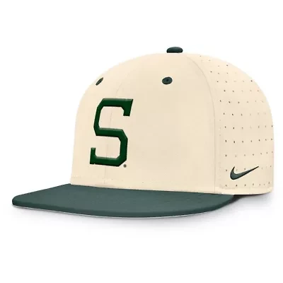 NCAA Nike Michigan State Spartans On-Field Dugout True Performance Fitted Hat