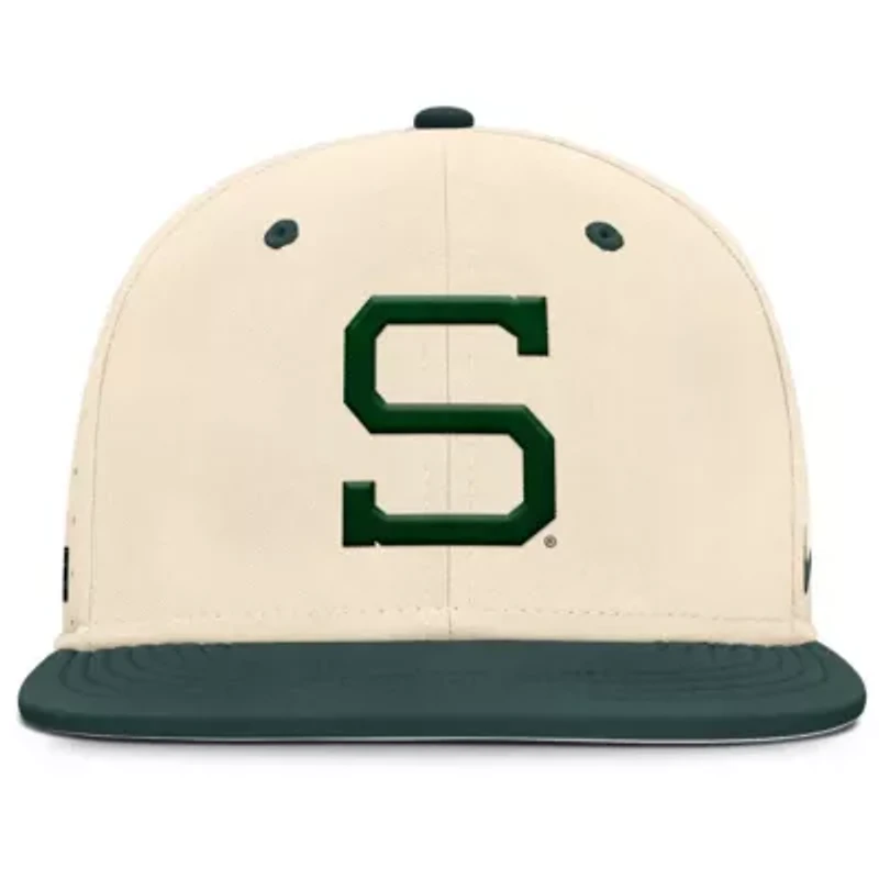 NCAA Nike Michigan State Spartans On-Field Dugout True Performance Fitted Hat
