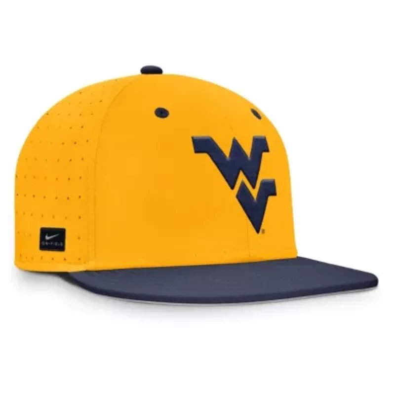 NCAA Nike West Virginia Mountaineers On-Field Dugout True Performance Fitted Hat
