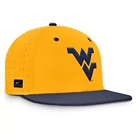 NCAA Nike West Virginia Mountaineers On-Field Dugout True Performance Fitted Hat