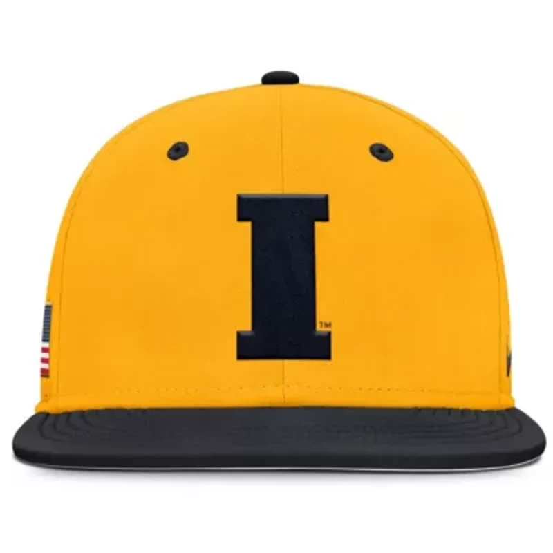 NCAA Nike Iowa Hawkeyes On-Field Dugout True Performance Fitted Hat