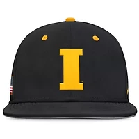 NCAA Nike Iowa Hawkeyes On-Field Dugout True Performance Fitted Hat
