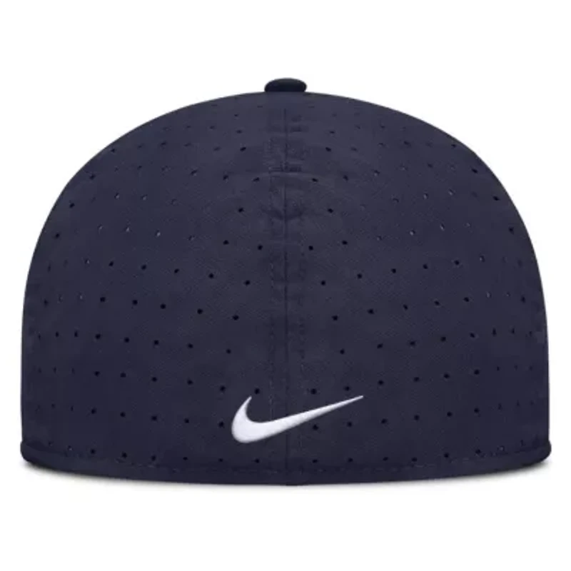 NCAA Nike White/Navy Arizona Wildcats On-Field Dugout True Performance Fitted Hat