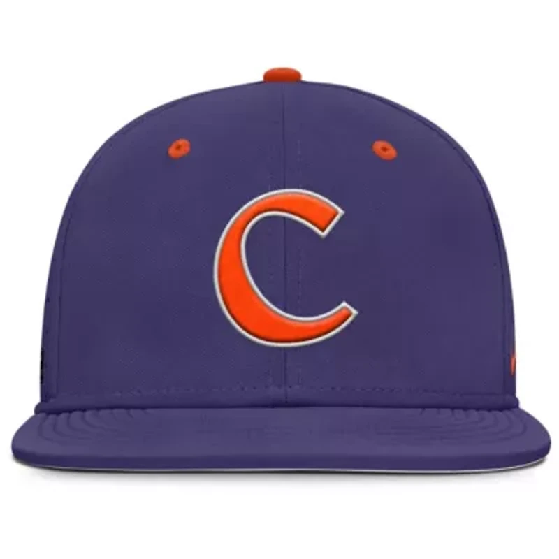 NCAA Nike Clemson Tigers On-Field Dugout True Performance Fitted Hat