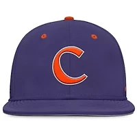 NCAA Nike Clemson Tigers On-Field Dugout True Performance Fitted Hat