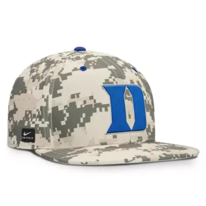 Duke Blue Devils NCAA Nike Digital 2025 Dugout True Performance Fitted Hat