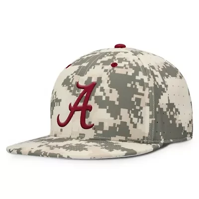 Alabama Crimson Tide NCAA Nike Digital 2025 Dugout True Performance Fitted Hat