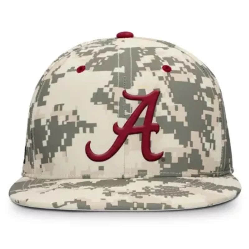 Alabama Crimson Tide NCAA Nike Digital 2025 Dugout True Performance Fitted Hat