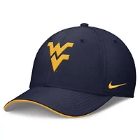 NCAA Nike West Virginia Mountaineers 2026 Dugout Coaches Dri-FIT Rise Swoosh Flex Hat