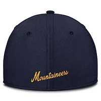 NCAA Nike West Virginia Mountaineers 2026 Dugout Coaches Dri-FIT Rise Swoosh Flex Hat