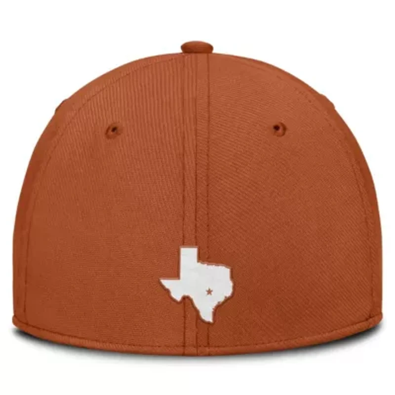 NCAA Nike Texas Longhorns 2026 Dugout Coaches Dri-FIT Rise Swoosh Flex Hat