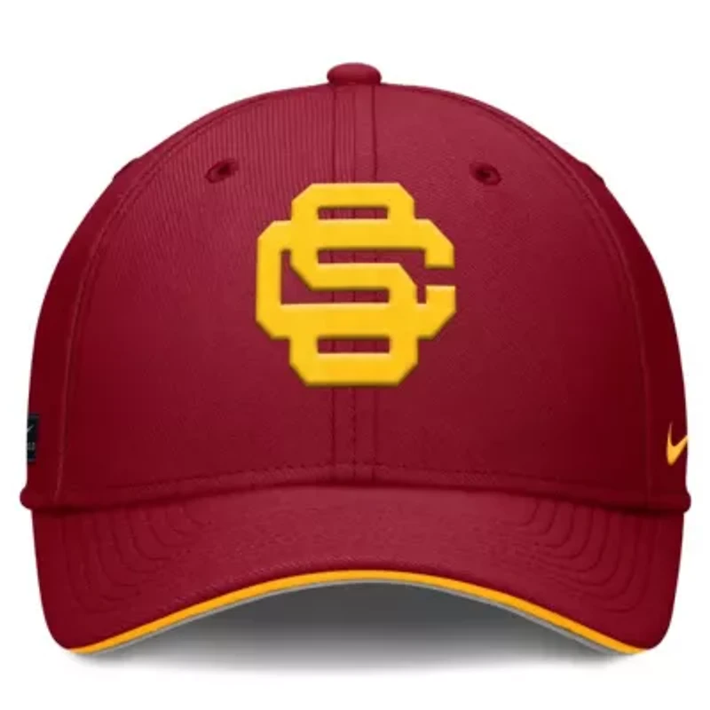 NCAA Nike USC Trojans 2026 Dugout Coaches Dri-FIT Rise Swoosh Flex Hat