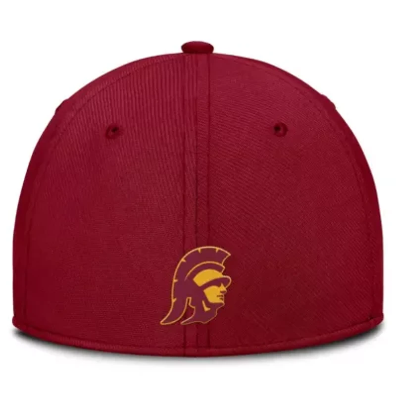 NCAA Nike USC Trojans 2026 Dugout Coaches Dri-FIT Rise Swoosh Flex Hat