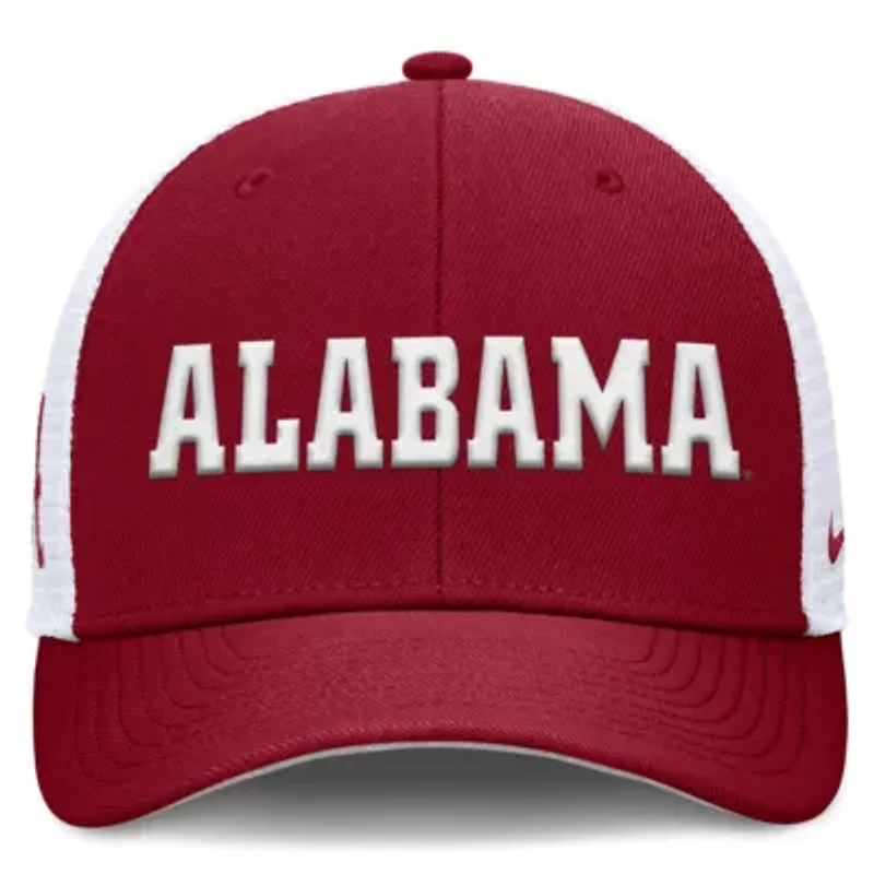 Alabama Crimson Tide NCAA Nike Alabama Tide 2025 Dugout Coaches Rise Performance Trucker Adjustable Hat